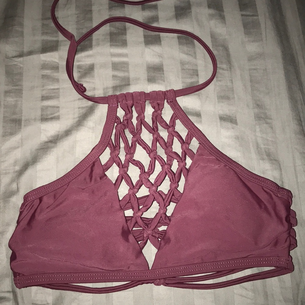 Strappy Halter Bikini Top